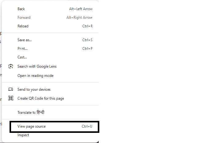 HOW TO GO TO VIEW META TAGS FOR ON-PAGE SEO