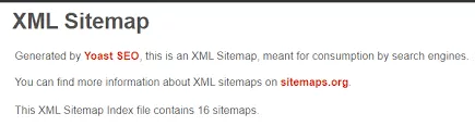 XML SITEMAP GENERATOR
